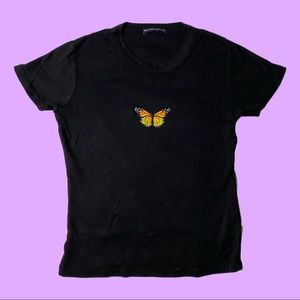 Brandy Melville Butterfly Top